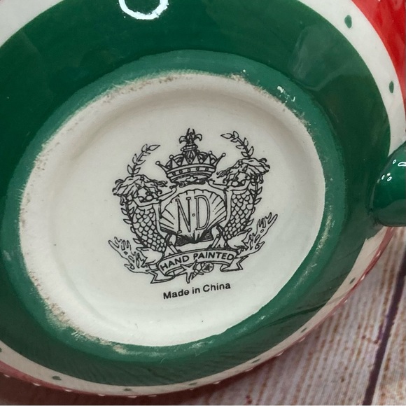 Christmas Ornament Coffee Cup Christmas Tree Shops Set Of 5 - Picture 2 of 11